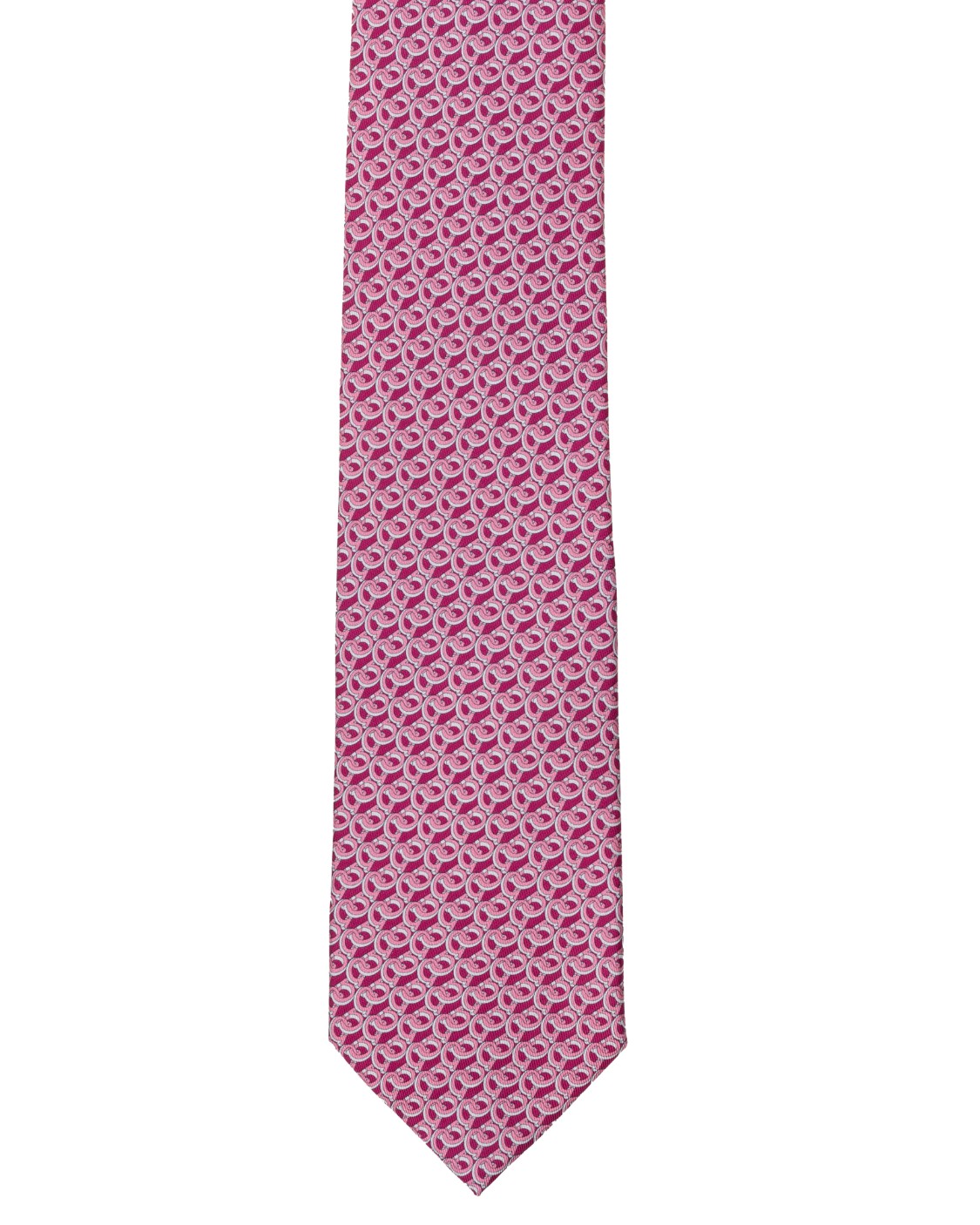 shop SALVATORE FERRAGAMO  Cravatta: Salvatore Ferragamo cravatta in seta con stampa Prisco, ovvero Gancini intrecciati in posizione prospettica.
Composizione: 100% seta.
Made in Italy.. 350727 4PRISCO-005754910 number 2841509